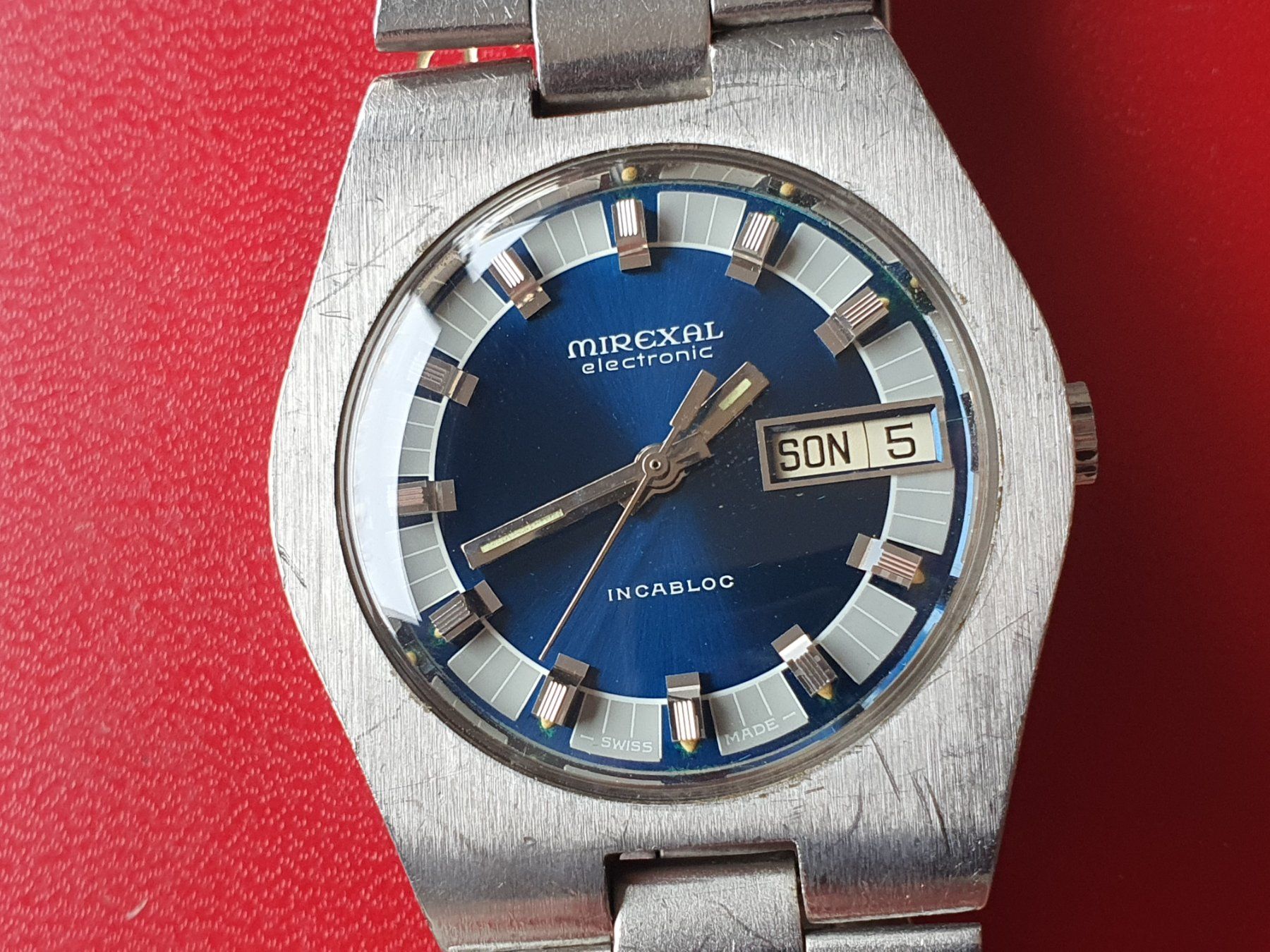 Mirexal Orologi: Mirexal Electronic Day Date mit Originalbox aus 1978 – Usato da Muri AG venduto da Corredor 4