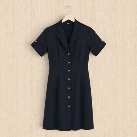 The Kooples Kleid Dunkelblau/Schwarz Gr. 36