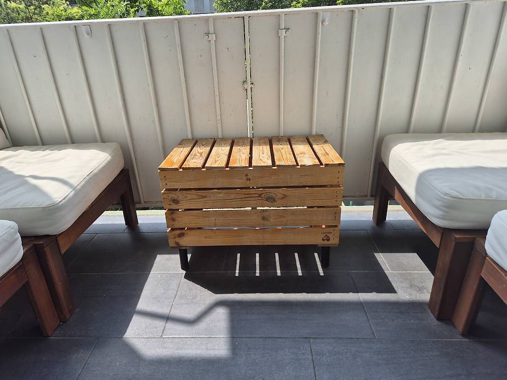 Tables: Balkontisch Selbstgebaut – D'occasion à Basel par jul_hr8h 1