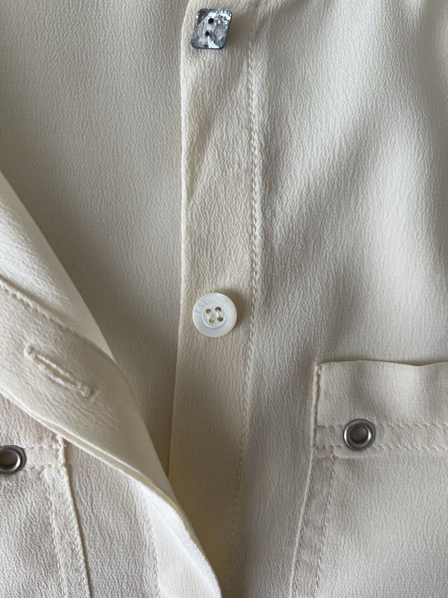 Escada Camicette: Bluse Escada Sport Creme Grösse 36 – Nuovo (secondo la descrizione) da Uster venduto da Family_Boutique 3