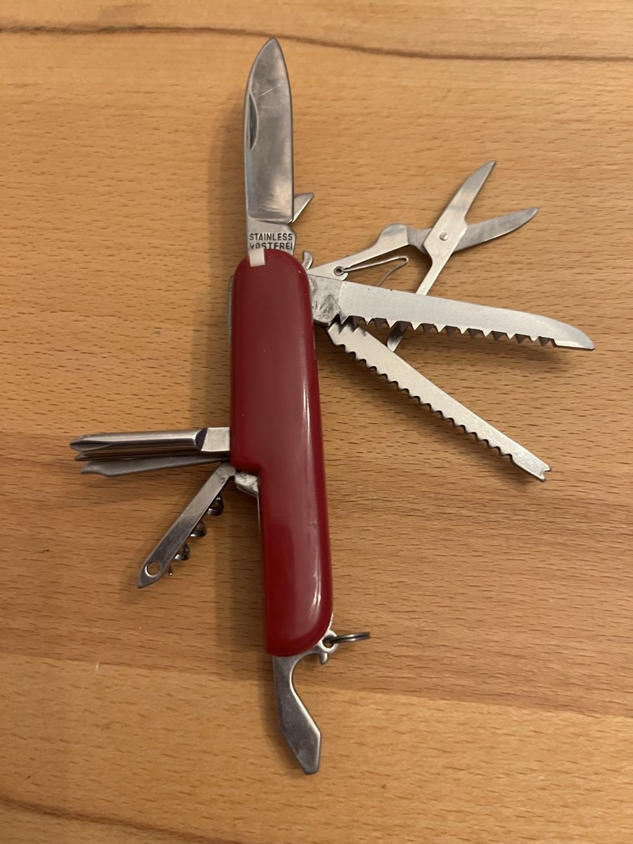 Coltelli tascabile: Sackmesser, gebraucht, Top Zustand, Rot 47 – Usato da Oftringen venduto da Nashorn_rn2c 3
