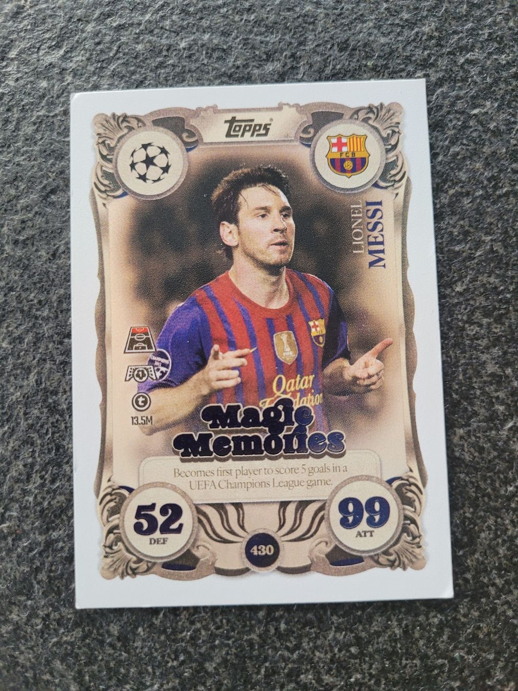 Panini Carte collezionabili: Messi – Usato da Oberrieden venduto da adrian_m_1977