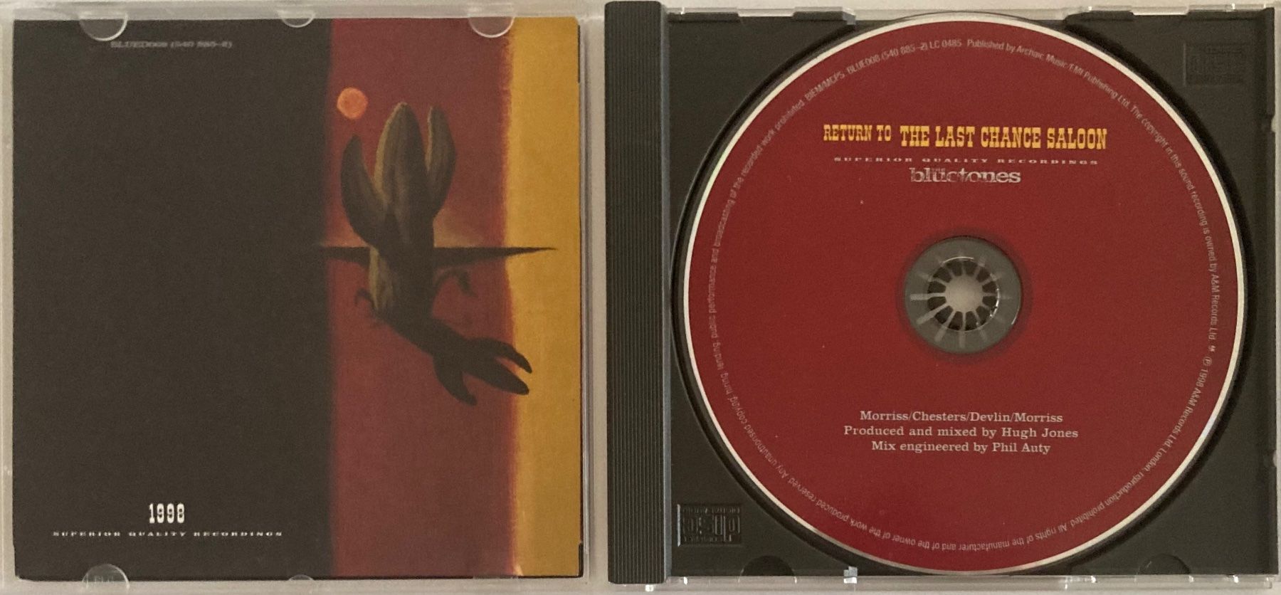 CD: THE BLUTONES - RETURN TO THE LAST CHANCE SALOON – Usato da Poliez-Pittet venduto da Newtown-Records 2