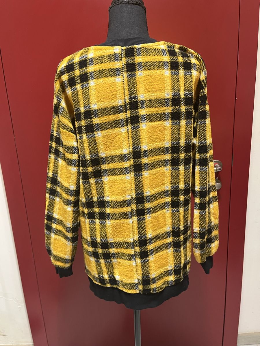 Bershka Maglioni & Felpe: Bershka Checkered Sweater with Zippers, Size S – Usato da Genthod venduto da Lou_Jin 6