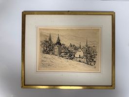 Bild ohne Glas Zug B=37.5 H=30.8 cm 493