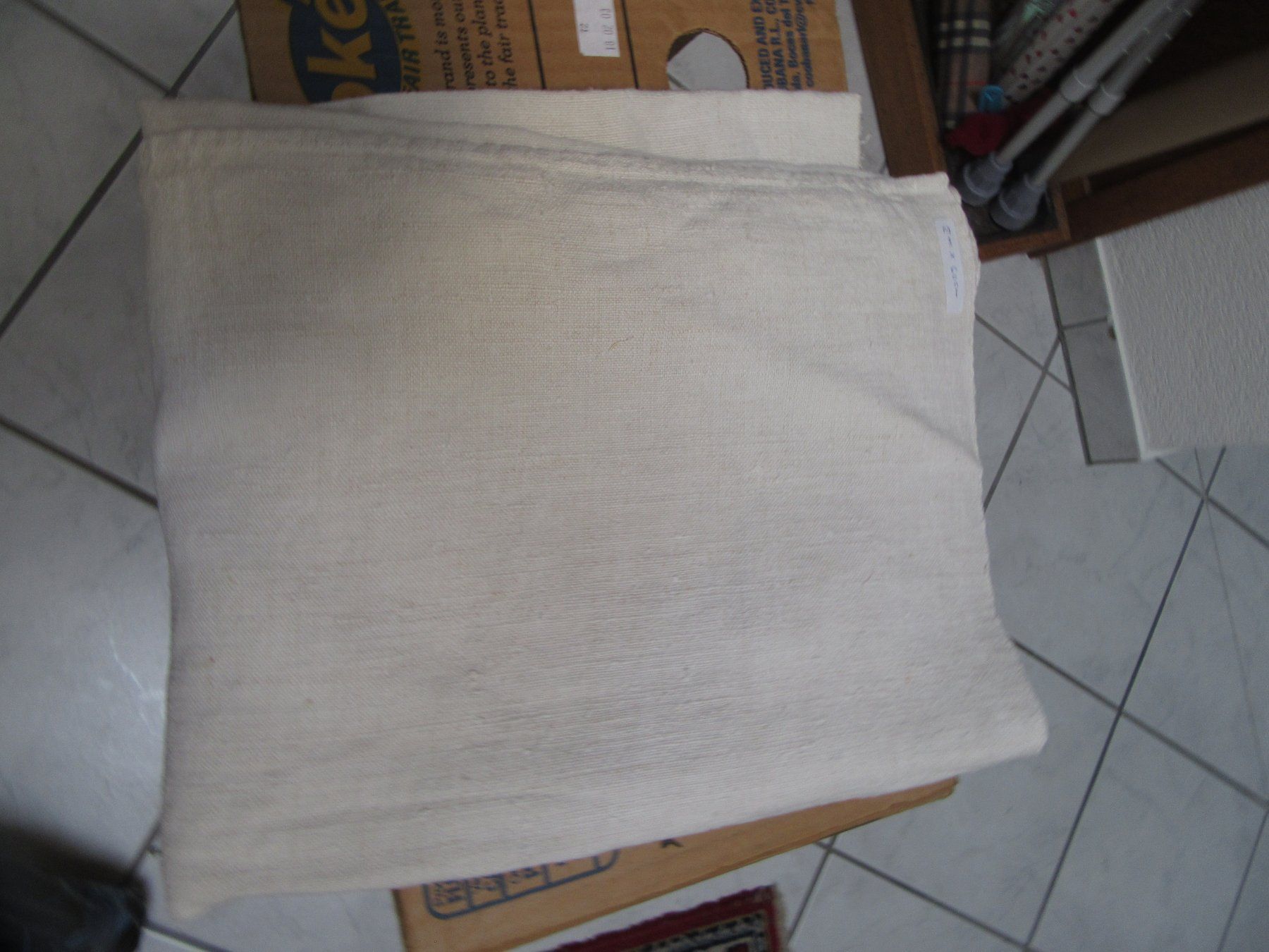 Stoffe: Leinen Stoff   2.0 m x 60 cm – Gebraucht aus Mels von Sandylein 4