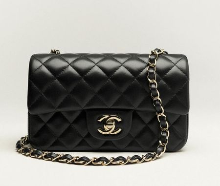 Chanel mini rectangular black