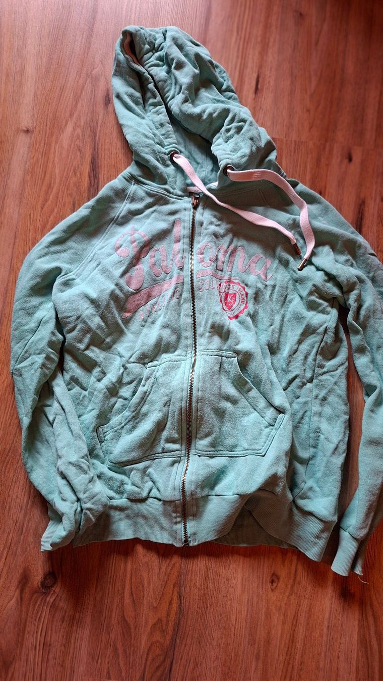 Maglioni & Felpe: Veste à capuche turquoise Taille M – Usato da La Rippe venduto da veromaud