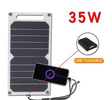 Solar panel USB Outdoor tragbare Batterie Ladebank 35w