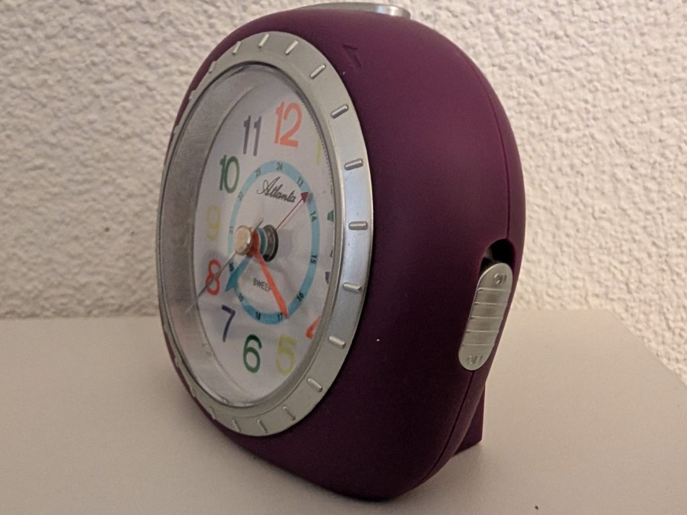 Wecker: Atlanta Kinderwecker Violett – Neu (gemäss Beschreibung) aus Aarberg von fosta 2