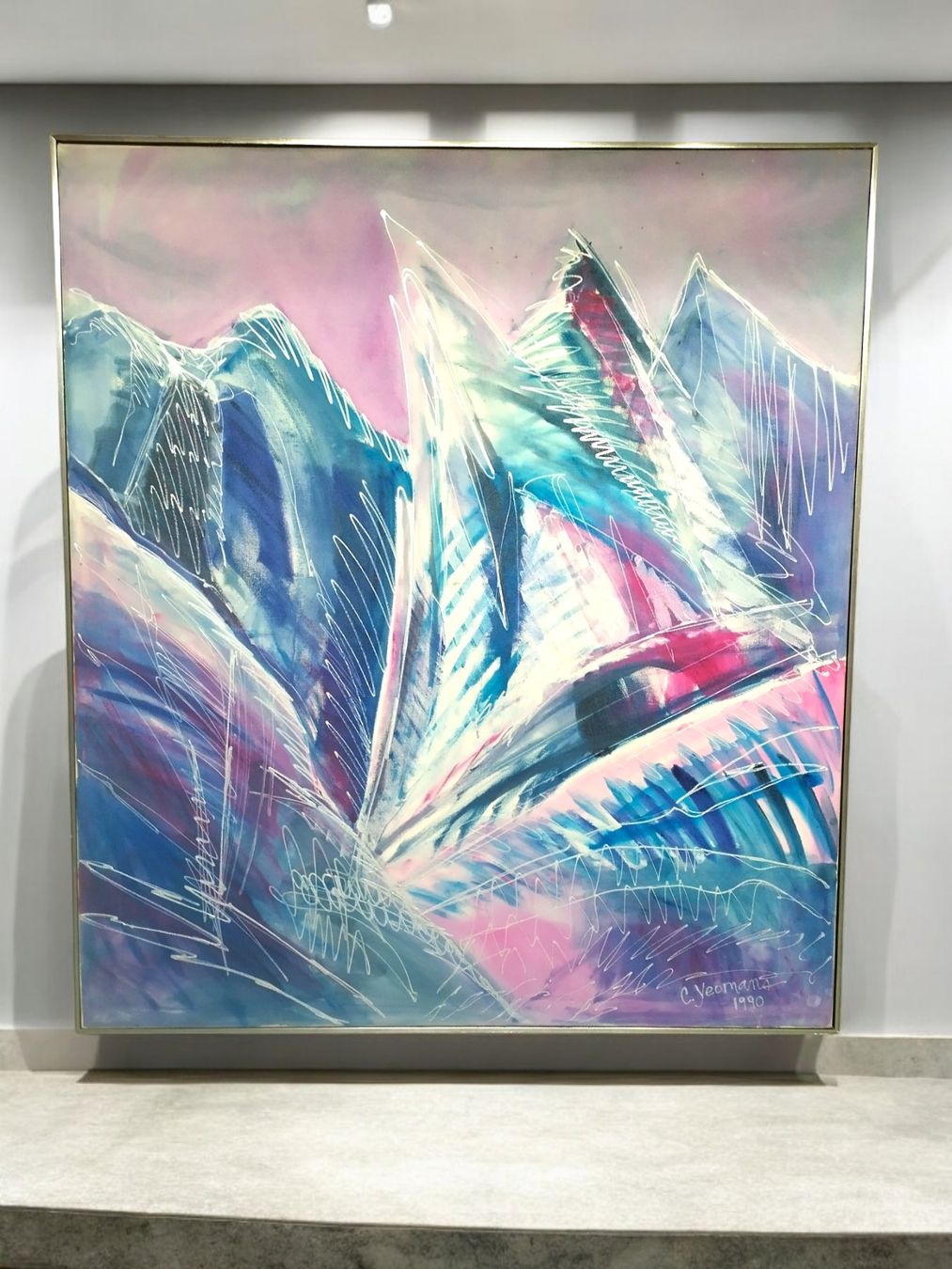 Dipinti: Studio Yeomans Abstraktes Gemälde – Usato da Zürich venduto da Zuerichparis08