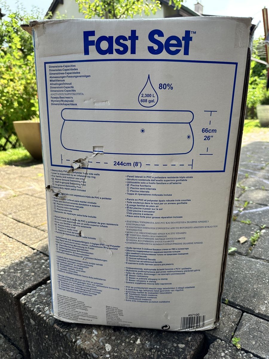 Bestway Piscine: Bestway Pool with filtration pump system 244x 66cm – Nuovo (secondo la descrizione) da Wettingen venduto da Violete01 8