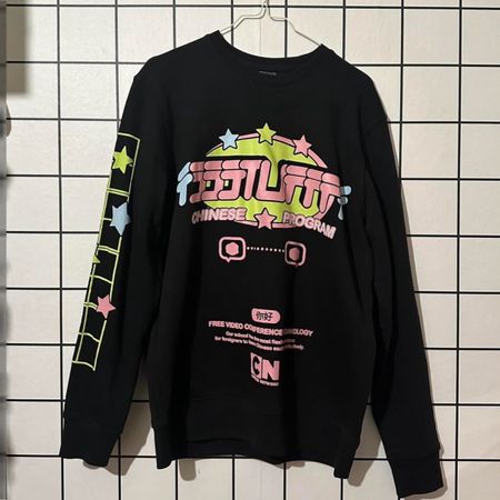 Unisex SSSTUFF Supermarket BCN Sweater With Pastel Graphics