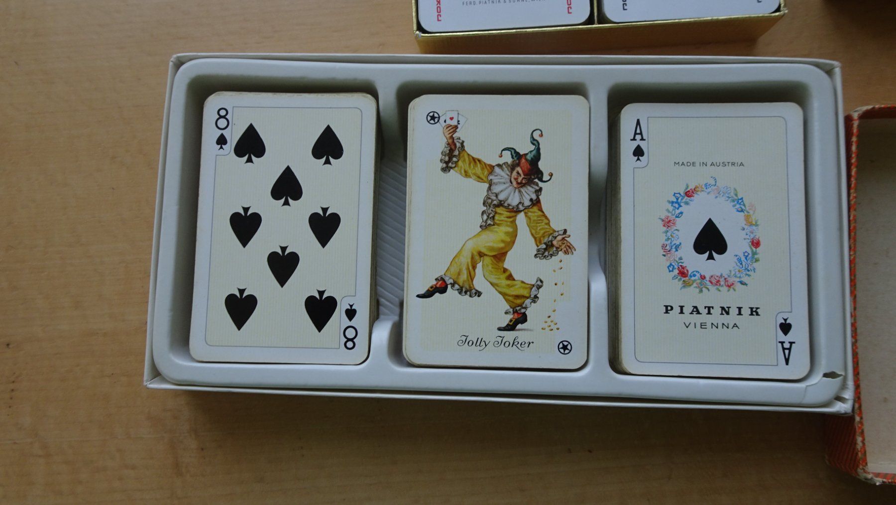 Giochi: 3 ältere Sets Spielkarten Bridge, Rummy, Canasta – Usato da Zürich venduto da blaumeisli62 3