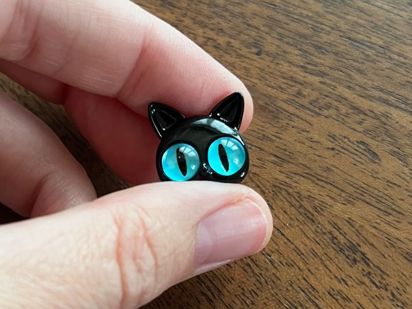 Orecchini pendenti & Orecchini a lobo: Schwarze Katze (Crazy CAT) Ohrstecker – Nuovo (secondo la descrizione) da Gams venduto da Mariawicca 7