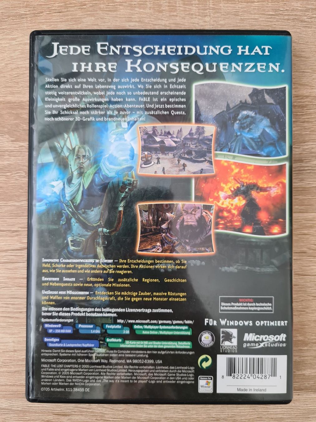 Jeux: Fable The Lost Chapters (4 CD) (German) - PC – D'occasion à Carouge GE par Gasco 1