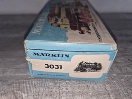 Märklin Leerkarton OVP Nr. 3031 für Tenderlok mit Spuren