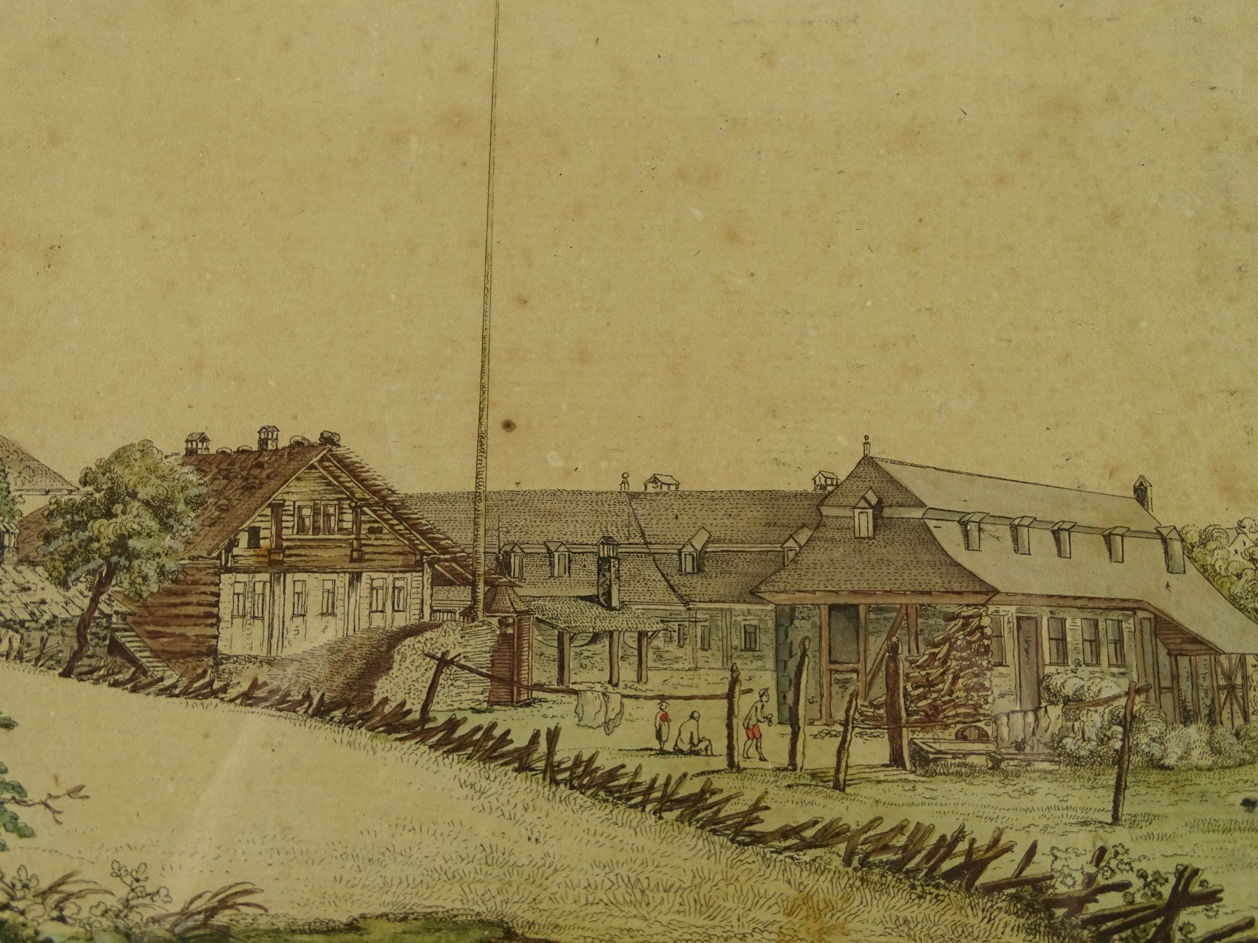 Stiche: BLUMENSTEIN, UMRISSRADIERUNG UM 1790 – Gebraucht aus Grüningen von Kartensammler 3
