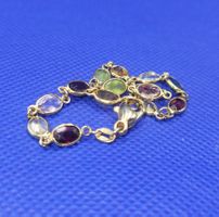 18 Karat 750 Gold Armband Mit Edelsteine
