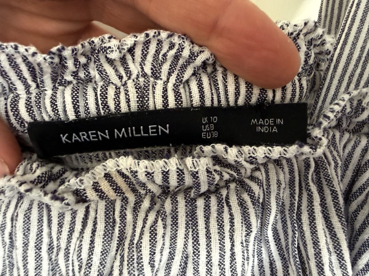 Karen Millen Robes: Karen Millen Maxikleid Baumwolle Perlen Gr. 38 – D'occasion à Genève par mimi479247 4
