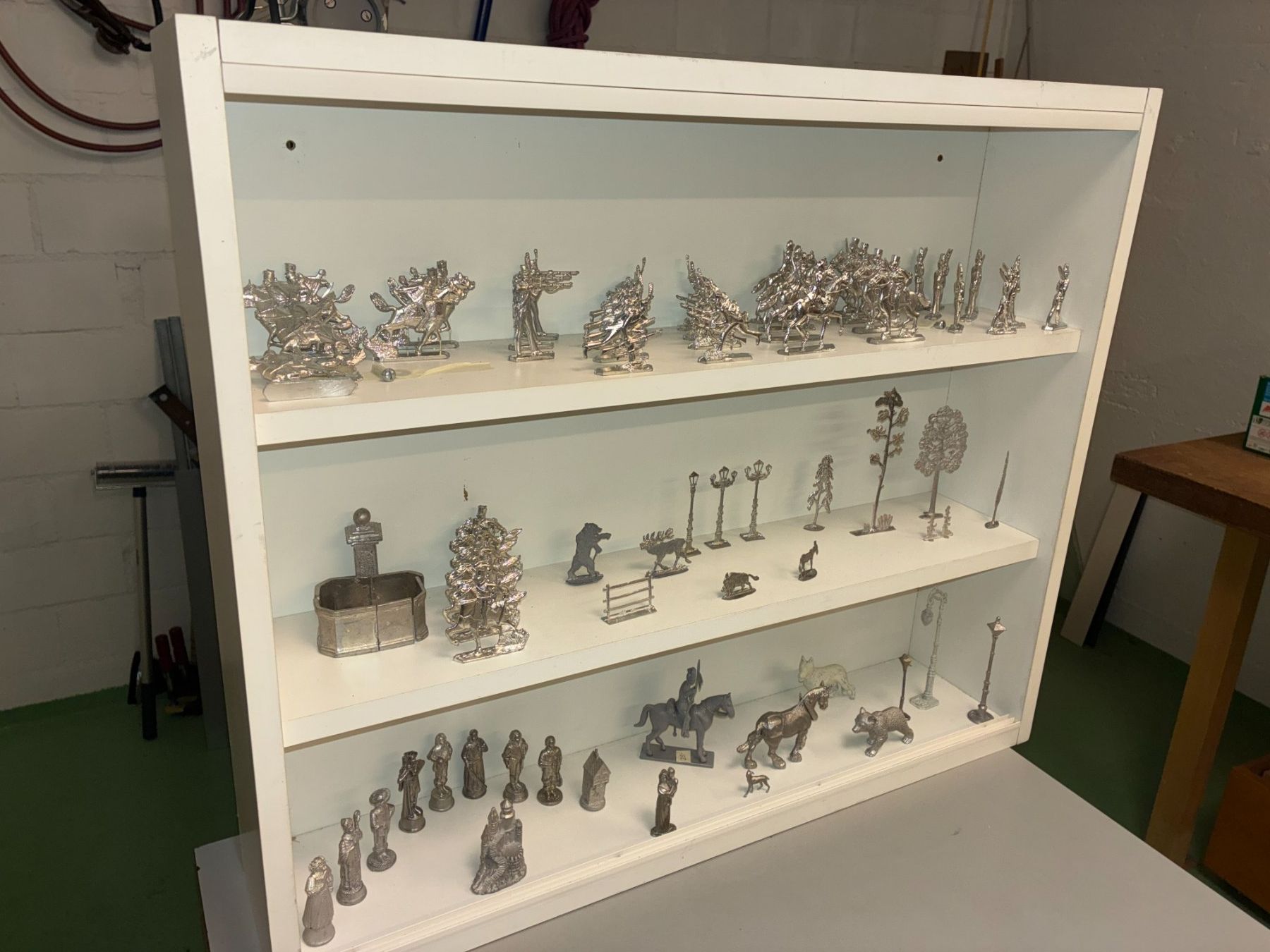 Statuette: Zinnfiguren mit Vitrine – Usato da Oberönz venduto da Rifri1 1