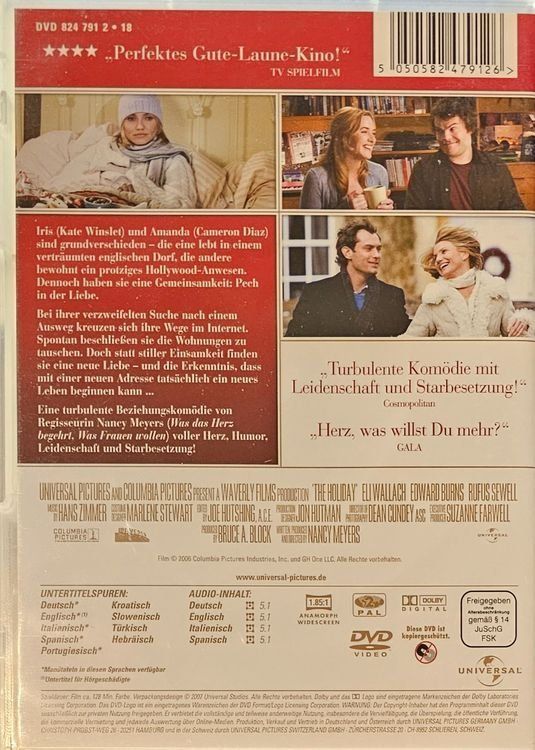 Tutti i DVDs: Liebe braucht keine Ferien – Usato da Wahlen b. Laufen venduto da Cg10 1