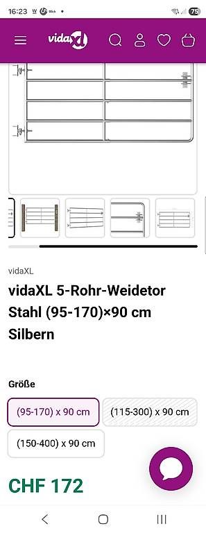 Altre attrezzature per stalle: Weidetor neu ungebraucht – Usato da Abtwil SG venduto da Mortio