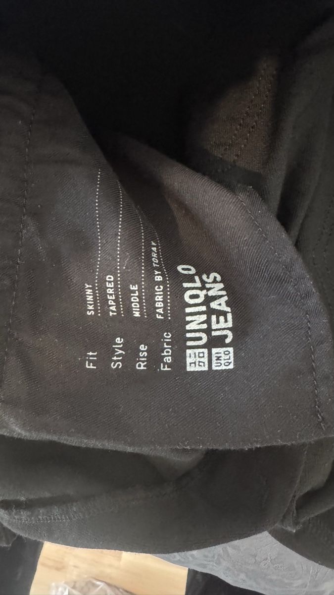 Uniqlo Jeans: Uniqlo schwarz Jeans -  Grosse L – Usato da Brugg AG venduto da GiovanniVercetti 3