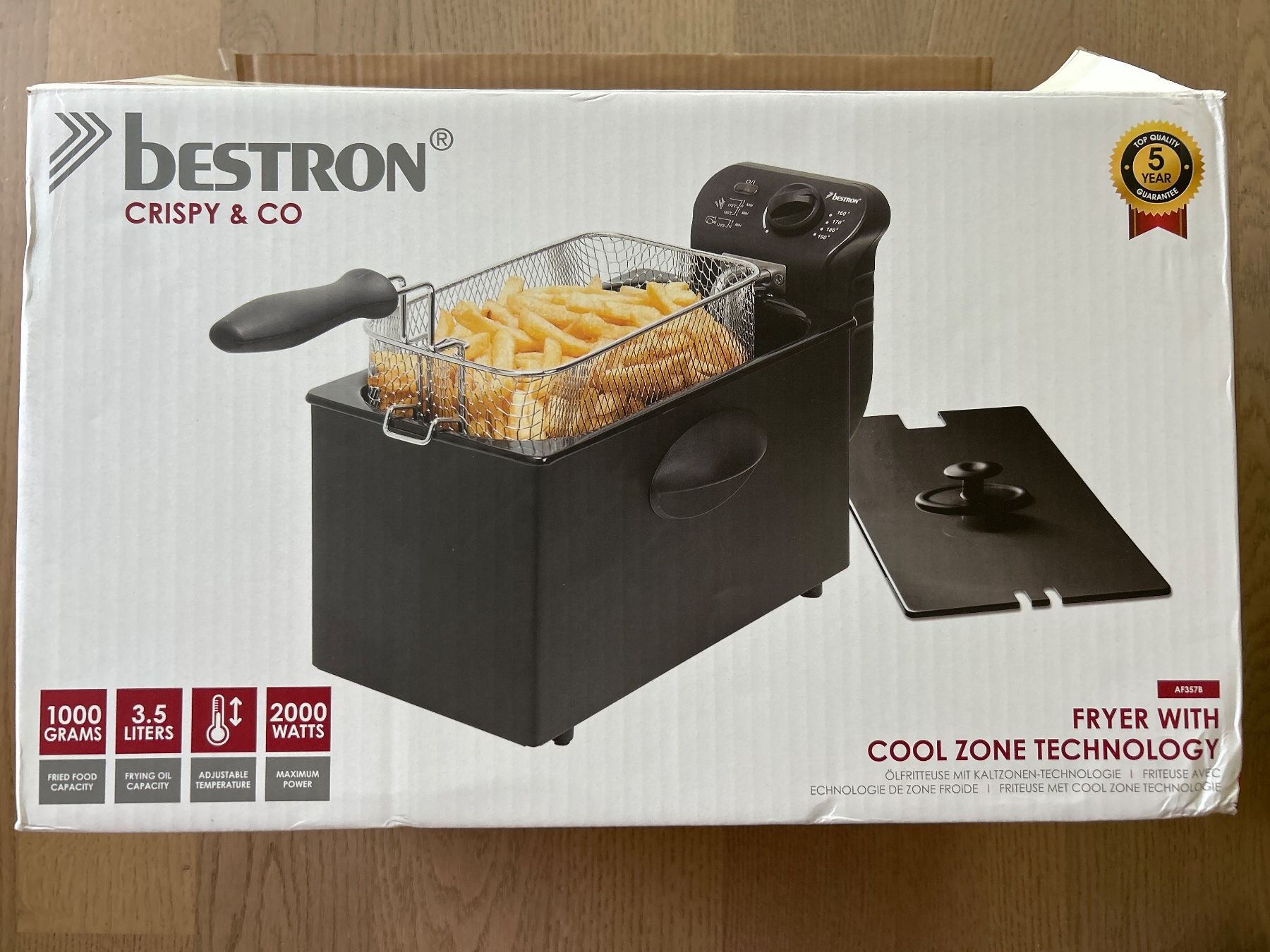 Küchengeräte: Fritteuse Bestron (neuwertig) – Gebraucht aus Binningen von duplo-fish 3
