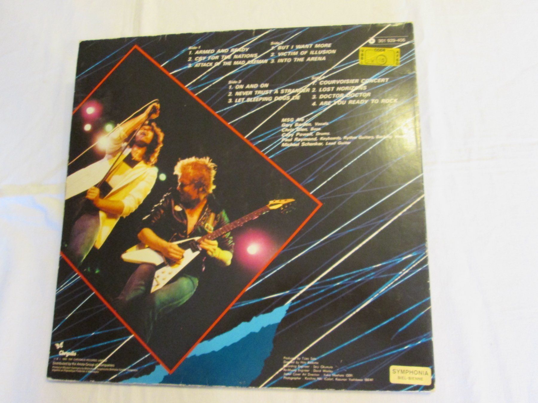 Vinyles: Double Vinyle 33t MSG "One Night At Budokan" 🤘🔥 – D'occasion à la Chaux-de-Fonds par Lampe 9