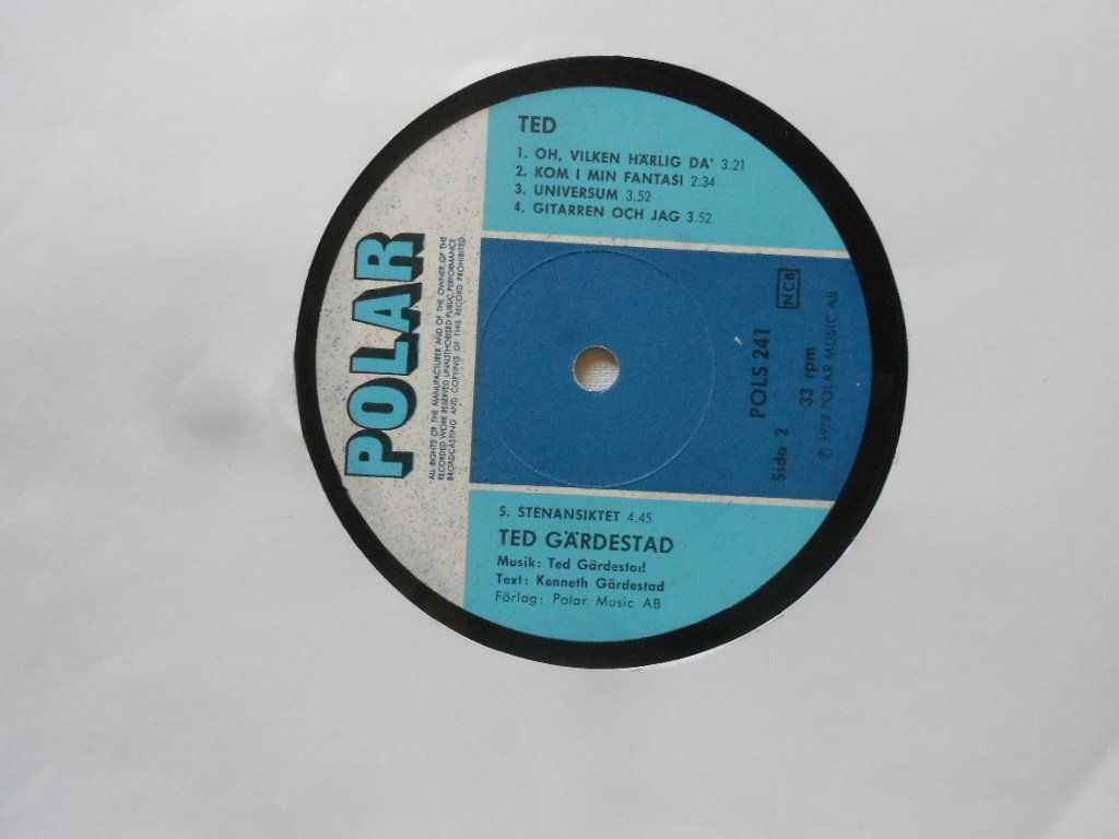 Dischi in vinile: TED GARDESTAD  -  RED – Usato da Bex venduto da Giorgiob 5