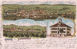 Ansichtskarte Thundorf Thurgau gelaufen 1901 gebraucht