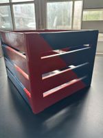 Fc Basel Holzkiste Vintage Holzkiste, rot/blau