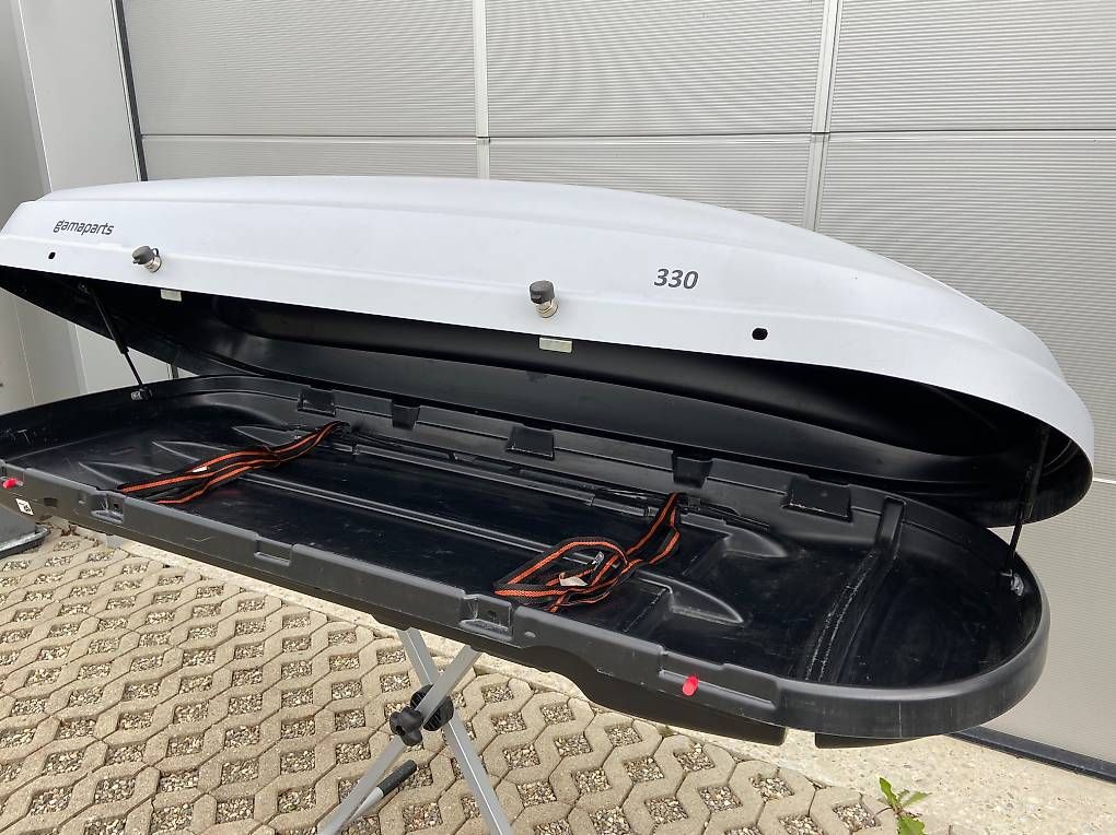 Dachboxen: Dachbox Gamaparts 330 mit oder ohne Thule Träger – Gebraucht aus Leuzigen von Doppelrad 6