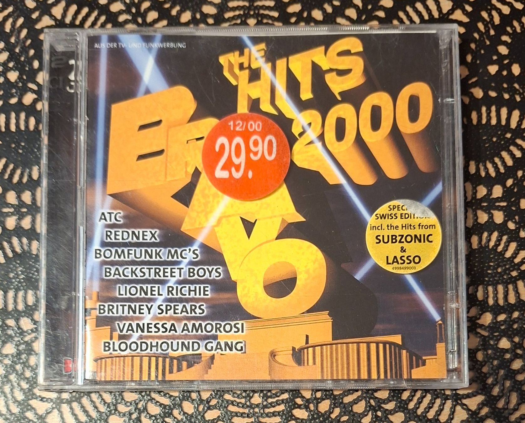 CD: Bravo Hits - The Hits 2000, 2CD Hit Compilation Sampler 2000 – Usato da Amriswil venduto da Celini3