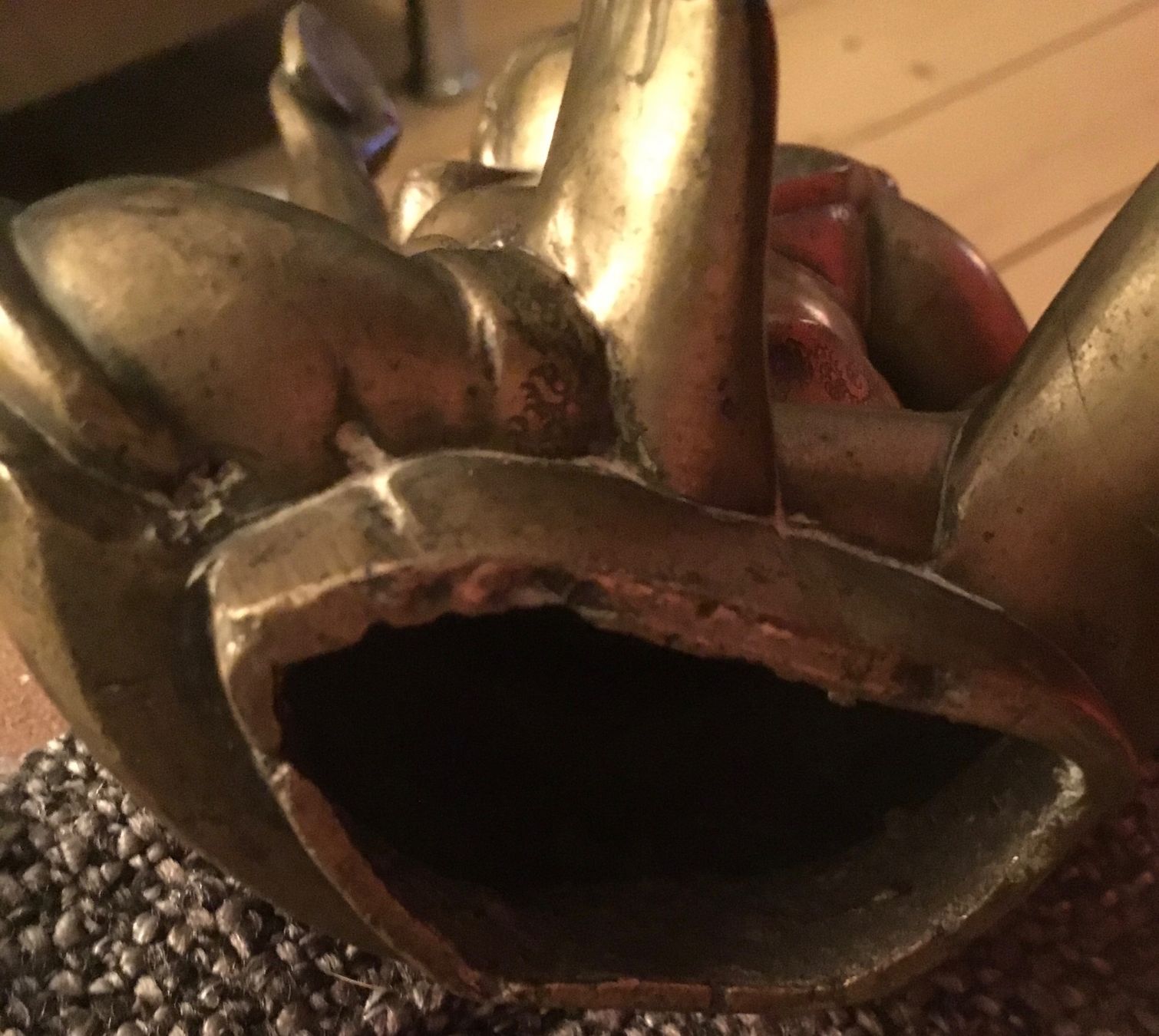 Sculture & Statue: Vintage Bronzefigur, sitzender lachender Buddha – Usato da Schlieren venduto da Jeajet 4