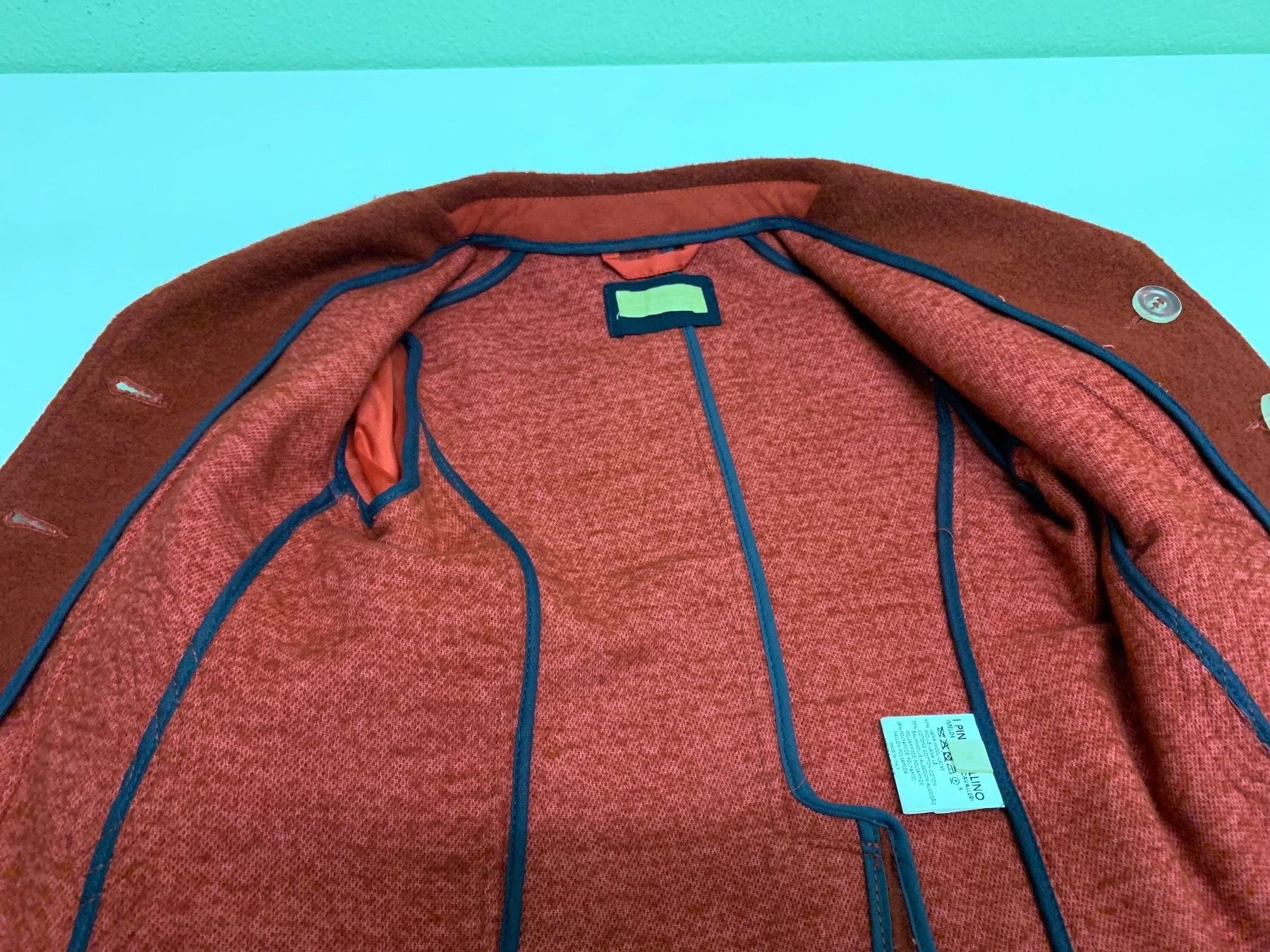 Wolle: BABY BOY WOOL & LEATHER JACKET – Neu (gemäss Beschreibung) aus Zürich von LoveFashion76 4