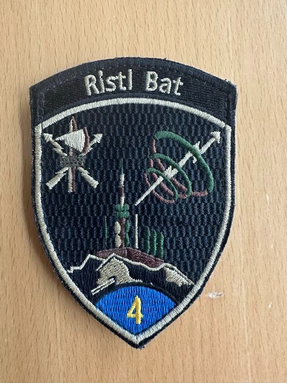 Schweizer Armee Placchette & Badge: Ristl Bat 4 - Schweizer Armee Patch/Badge – Nuovo (secondo la descrizione) da Galgenen venduto da obe_dj6b