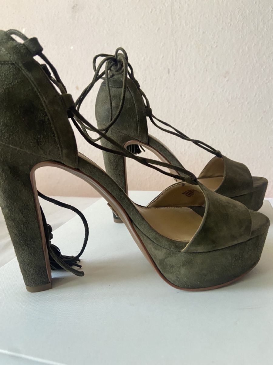 Michael Kors Damenschuhe: Scandales à talons Michael Kors kaki – Gebraucht aus Chêne-Bougeries von sor_9rzp 2