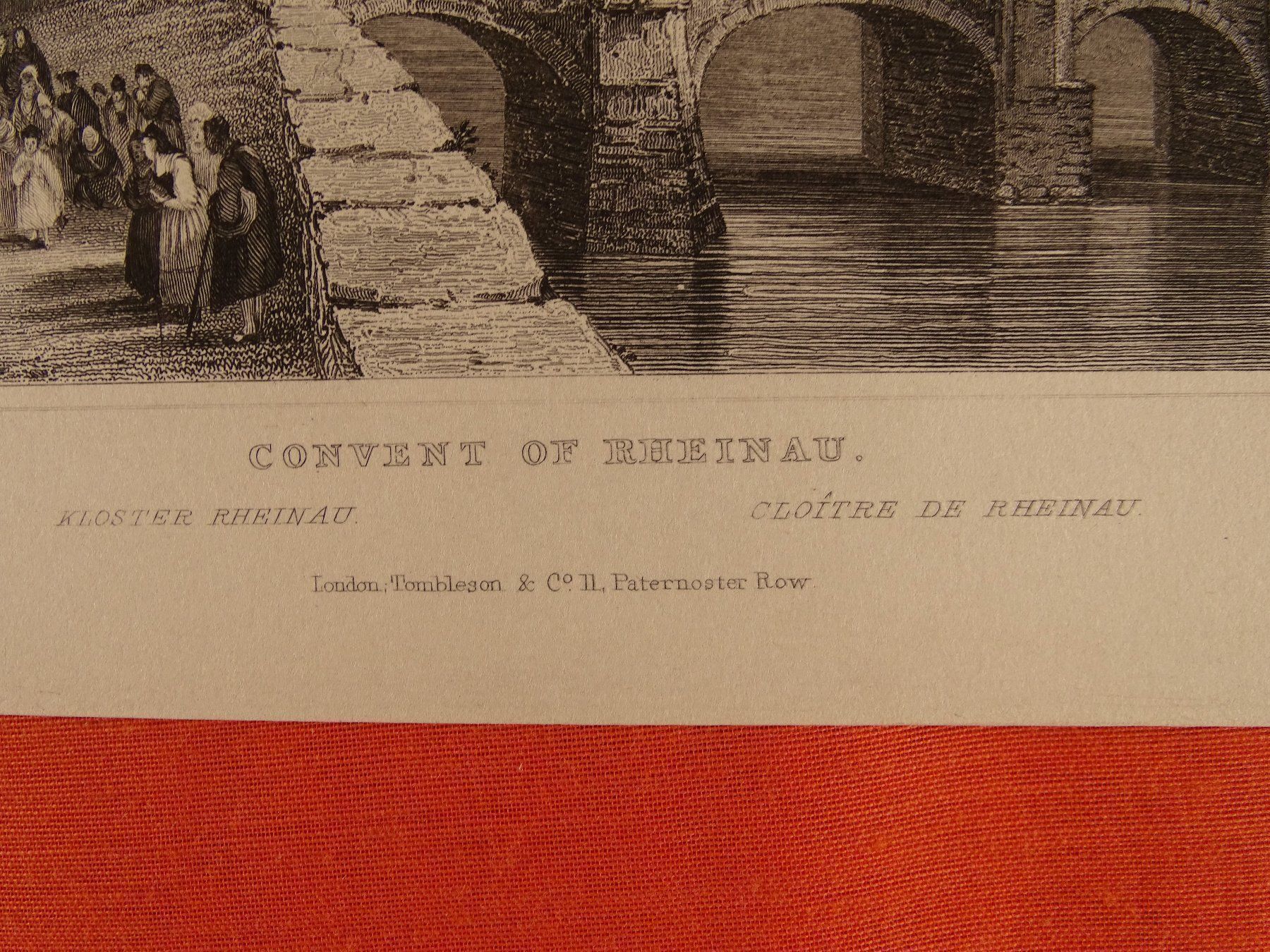 Incisioni: RHEINAU, STAHLSTICH 1832 – Usato da Grüningen venduto da Kartensammler 4