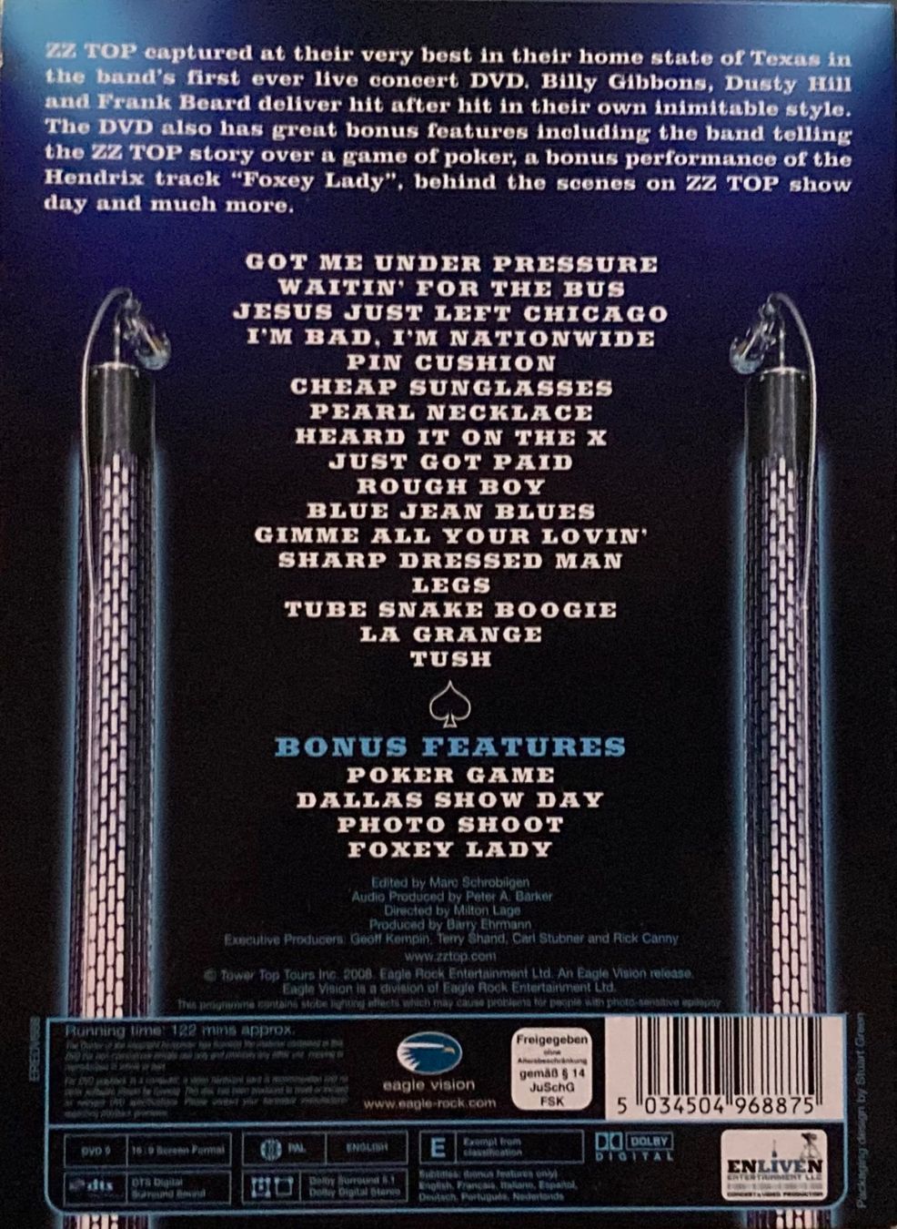 Tous les DVDs: ZZ TOP - LIVE FROM TEXAS – D'occasion à Poliez-Pittet par Newtown-Records 1