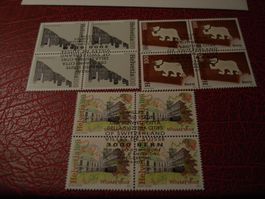 Satz Städte, 2013, FDC + Lose 4erblock ET-o