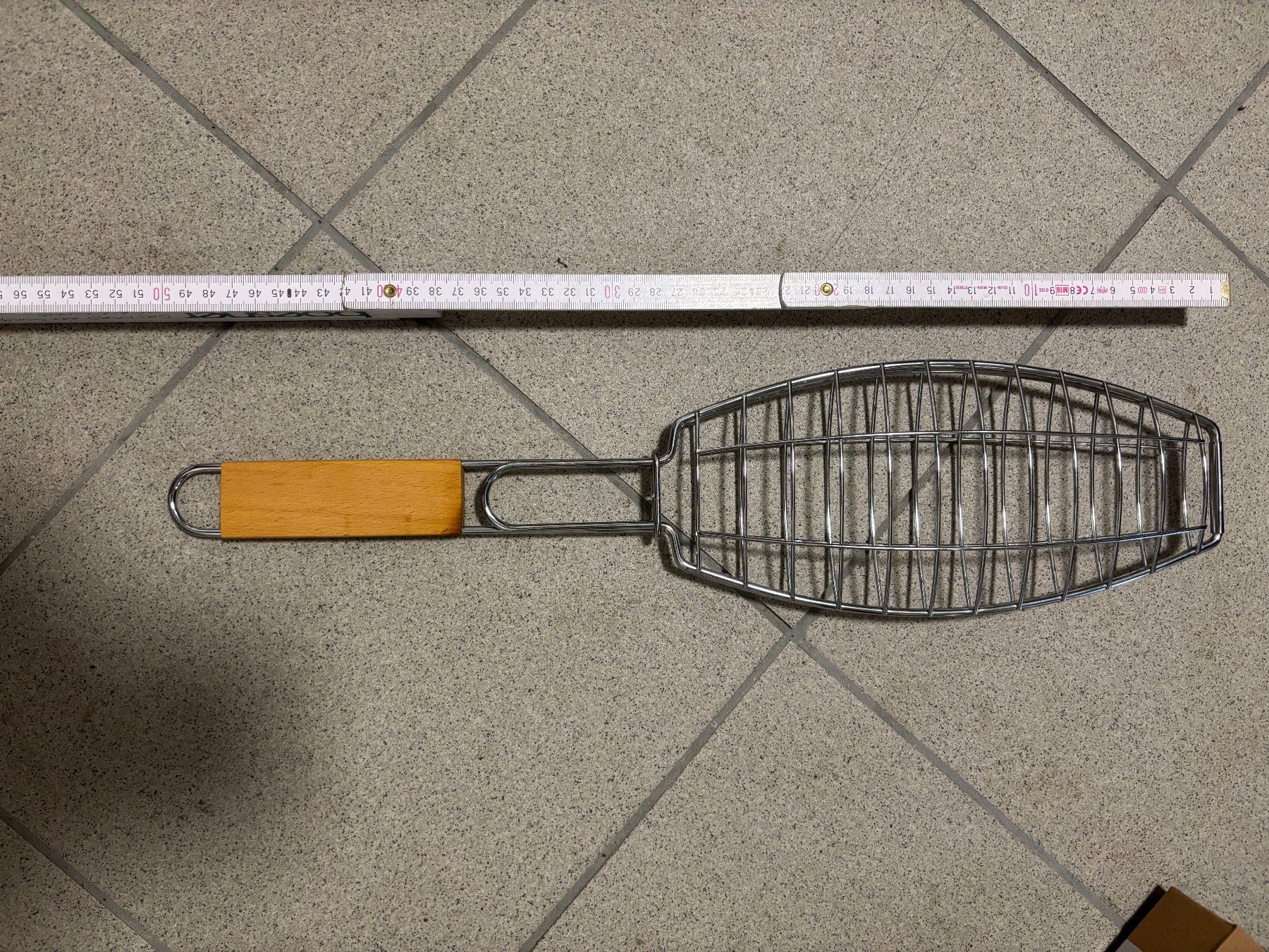 Elettrodomestici da cucina: Grillkorb, Fischgrillkorb, Gemüsekorb mit Holzgriff – Usato da Hinwil venduto da simvo 1