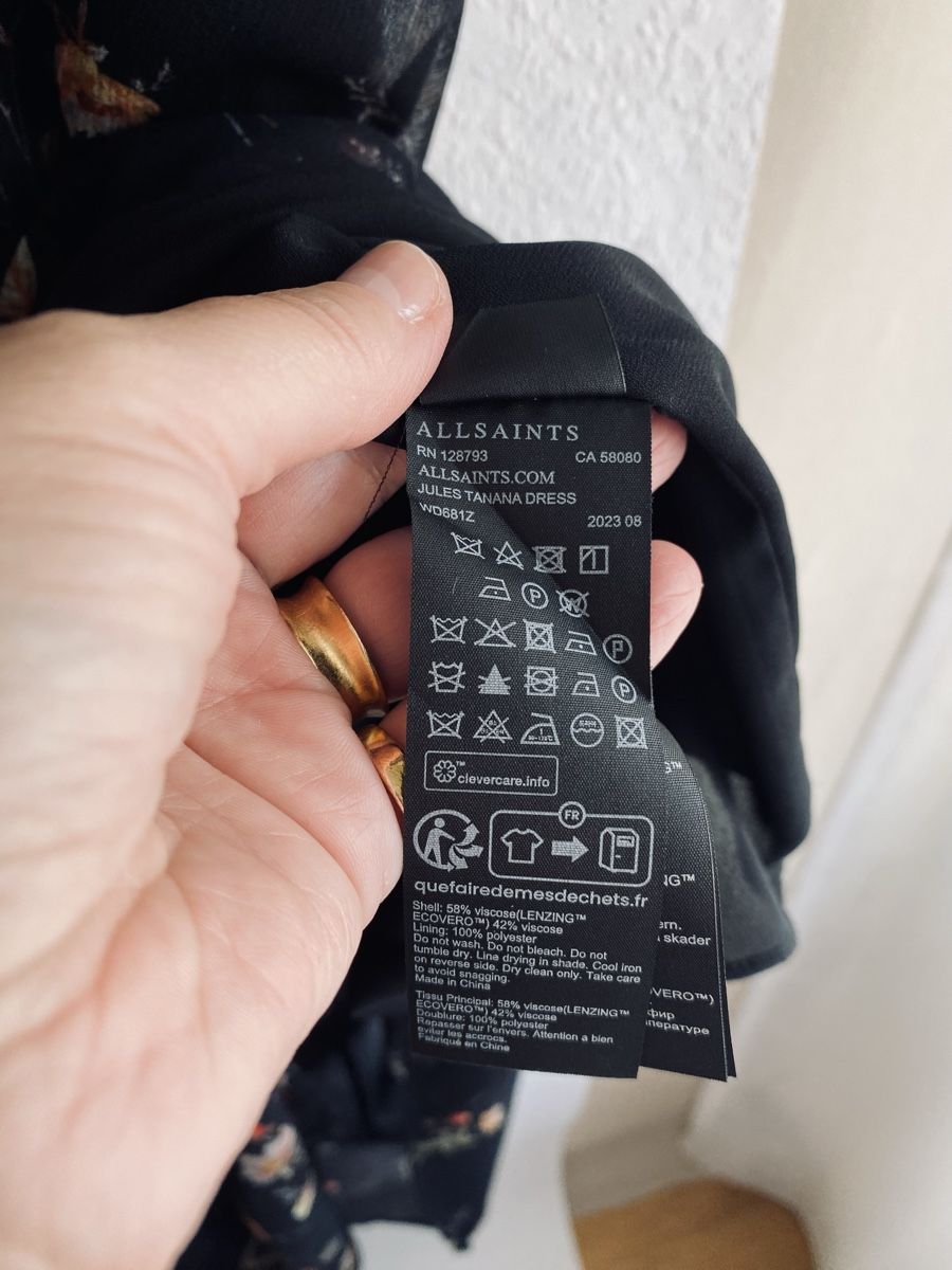 Allsaints Vestiti: ALLSAINTS  Langes Kleid Gr.38/36 NP 330 Fr – Usato da Affoltern am Albis venduto da Elenaki67 8
