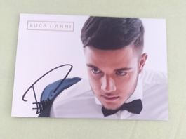 Luca Hänni Sänger  original signiert