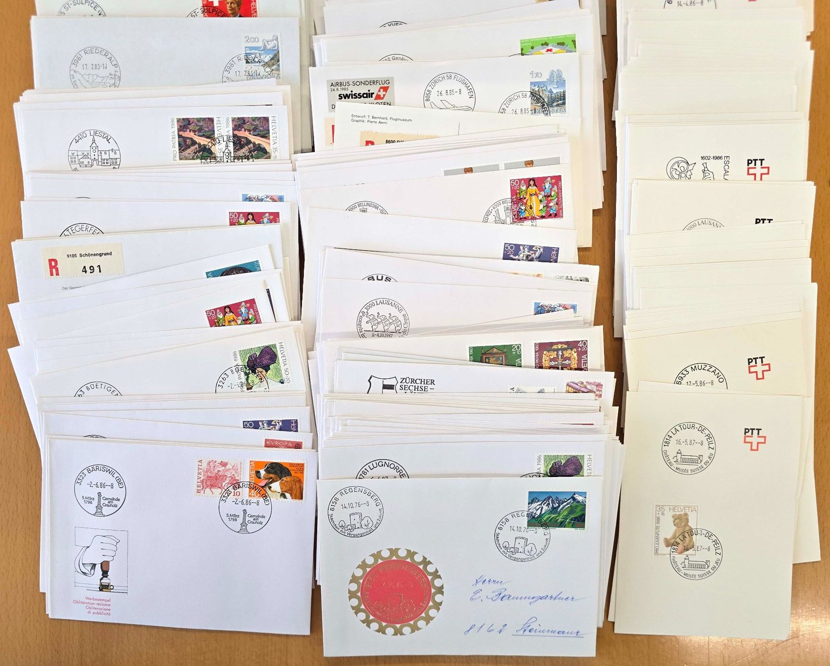 Tutti i francobolli: Grosse Sammlung K-Stempel (Werbedatumstempel) – Usato da Heerbrugg venduto da Swissphila 3