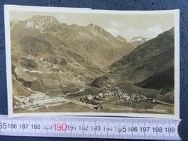 ANDERMATT GEGEN UNTERALPTAL LUFTBILD AERO-FOTO URI AK