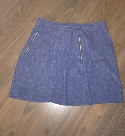 Damenrock blau Grösse S mit Reissverschluss