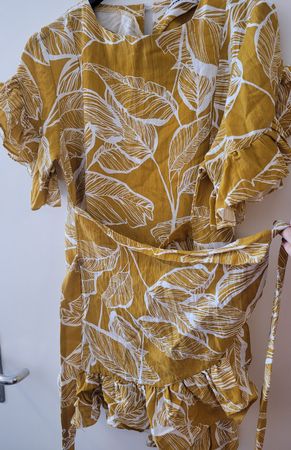 sommerkleid, wickelkleid, kleid, gr M (fällt klein eher S)