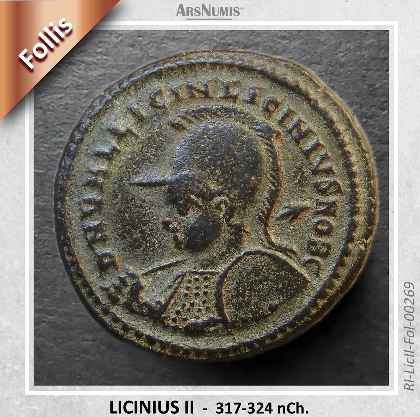 Tutti le monete: Römische Münze - Licinius II – Usato da Oberwil b. Zug venduto da ArsNumis